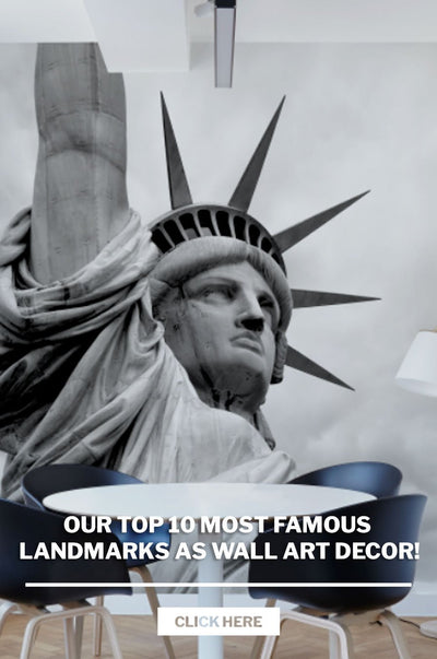 Our top 10 Most Famous Landmarks as wall art decor!