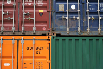 Industrial Shipping Crates Wall Mural-Landscapes & Nature-Eazywallz